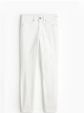 H&M &Denim White Stretch Skinny Jeans NWOT Size 4